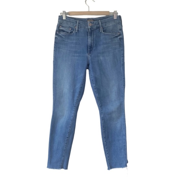 Mother The Looker Ankle Snippet Jeans in Beginner’s Luck Wash Size 29 - Picture 2 of 7